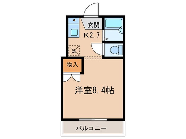 ヘーベルエスパスⅤ　B棟の物件間取画像